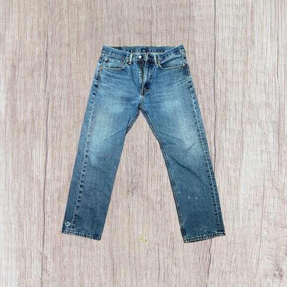 Levis Mens 505 Classic Stone Wash Jeans 34x30 - Picture 11 of 11